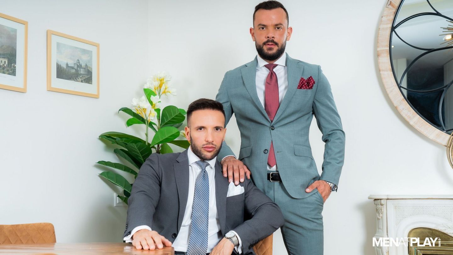 Men At Play – The New Hire – Donato Reyes and Sir Peter