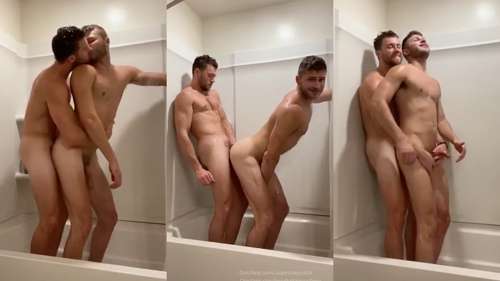 OnlyFans – Bathroom Quickie – Justin The Jock & Devy