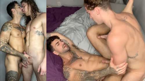 OnlyFans – Leo & Max – Leo fucking Max before bed